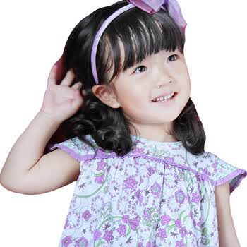 李宁母婴纯棉女童夏季短袖T恤G301JD 紫水仙 110cm(4岁)