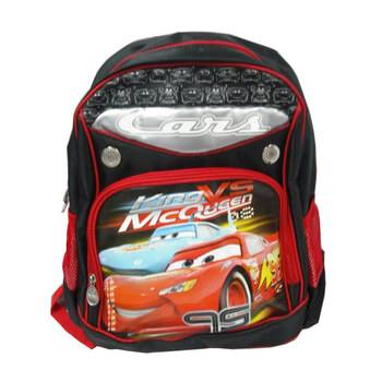 迪士尼/Disney 麦昆小学生书包男童1-3年级书包双肩汽车书包C0040 新品惊喜直降！ 黑色