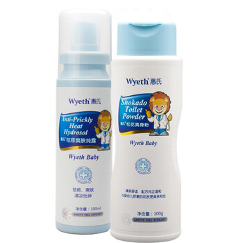 Wyeth 惠氏松花爽身粉100g+爽肤纯露100ml