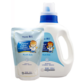 Wyeth 惠氏衣物柔顺剂1000ml+衣物柔顺剂(补充装)500ml