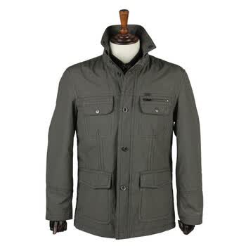 Earthcamel/神州骆驼2012冬装新款男士棉服休闲外套厚男M90688 军绿色 XXXL