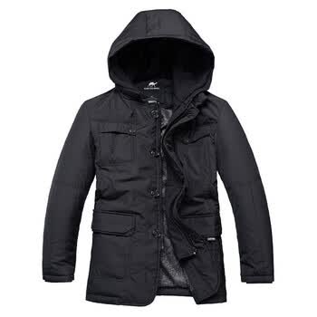 神州骆驼 2012新品 男款棉服 EC8905 黑色 XXXL