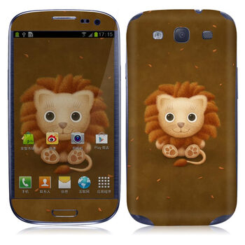 IdeaSkin 三星 I9300 Galaxy SIII / I9308 /I939 皮肤 小狮子 外壳保护套皮贴膜 DCUA752153