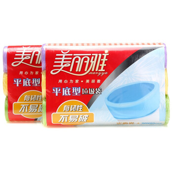 美丽雅 平底垃圾袋50x60cm大号180只 Hc048270