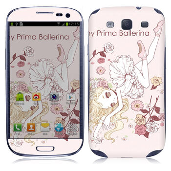 IdeaSkin 三星 I9300 Galaxy SIII/I9308/I939 跳舞蹈的女孩 外壳保护套皮贴膜 DCUC021870