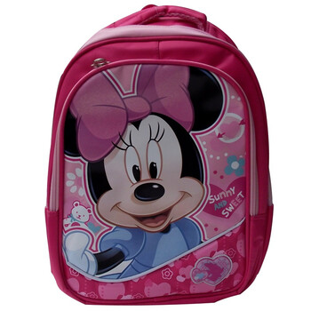 迪士尼Disney 米奇玫红双肩书包儿童书包SM80291