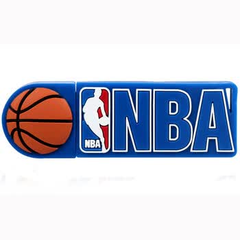 NBA 经典软胶IT01012 16G U盘（蓝色）