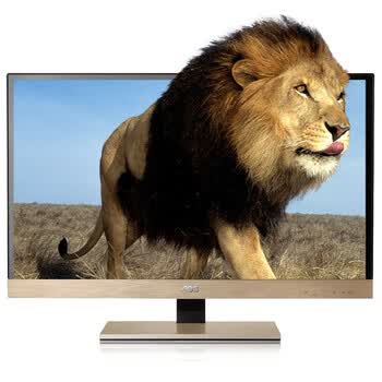 冠捷（AOC）D2757PH 27英寸LED背光高清IPS宽屏3D液晶显示器（金/黑色）