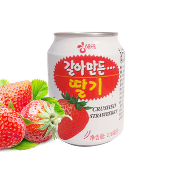 海太草莓汁饮料 韩国进口食品 238ml*12
