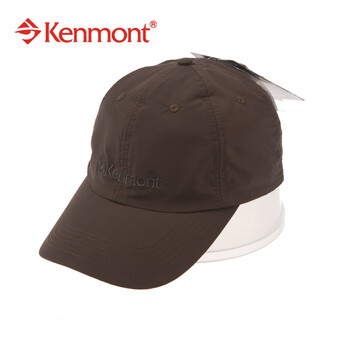 kenmont凯蒙特帽子春夏户外防晒防紫外线遮阳男士棒球帽子km-0294 黑色