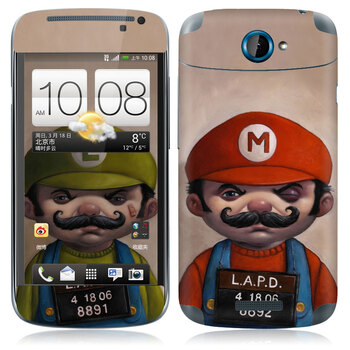 IdeaSkin HTC One S/Z560e 皮肤 落魄的马里奥 外壳保护套皮贴膜 DBYC211986