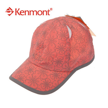 kenmont凯蒙特帽子春夏男士女士户外防晒遮阳棒球帽子KM-0386 珊瑚色