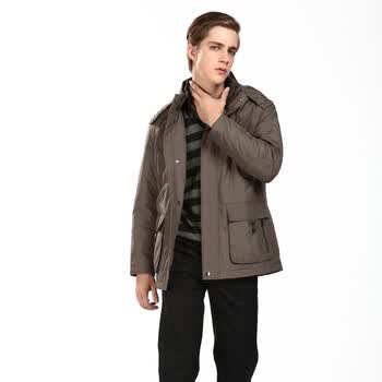 波司登男装 商务休闲羽绒服 1192-08040 N003(中灰) 54A(190/104)