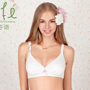 怡兰芬少女文胸发育期薄款学生内衣无钢圈丰满7