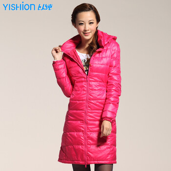 <em>以纯yishion</em> 秋冬装 <em>女装</em>休闲中长<em>羽绒服外套</em>1