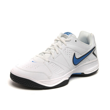 qx 断码耐克(nike city court vii 男式网球鞋 488141-109 白 暗蓝
