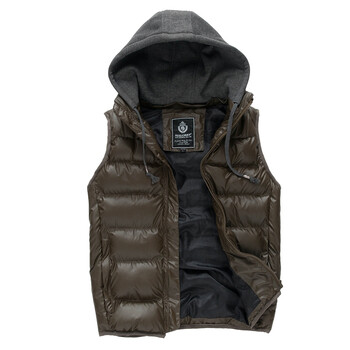 MINJACK2013秋装新款男士皮马甲立领韩版修身皮背