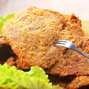 内蒙古特产 蒙古特级黄牛肉片 精选腱肉 五香烤