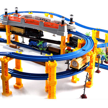 奋发超大托马斯轨道火车电动玩具 儿童玩具套