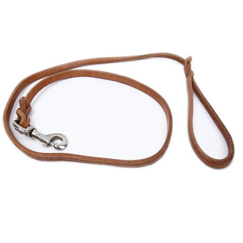 蓝荔 宠物真皮手拉牵引绳 牛皮牵绳 适合各种中