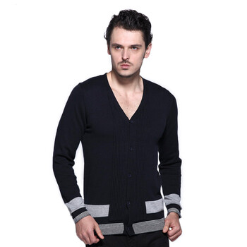 Oldboy新品男装春男士针织衫休闲开衫线衫男式毛