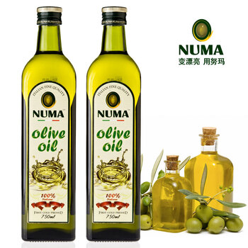 NUMA努玛皇家纯冷榨食用橄榄油750ml 两支组合装 佐餐必备【图片 价格 品牌 报价】