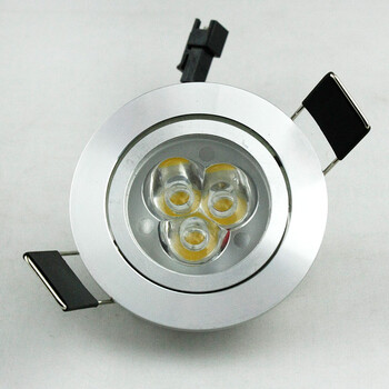 
                                        亮昀美 LED酒柜射灯3W筒灯天花灯背景墙装饰节能玄关过道灯具 小开孔50MM 3W白光                