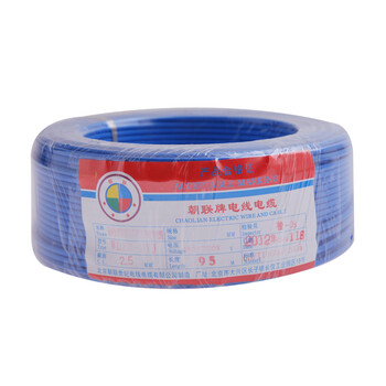 朝联无卤低烟阻燃电线 型号:WDZ-BYJ 2.5平方