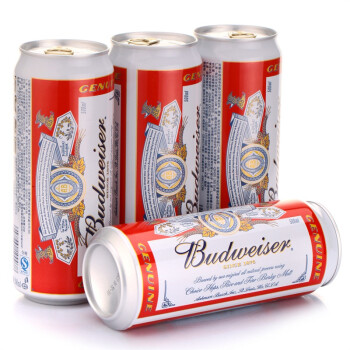 Budweiser 百威啤酒500ml*18听