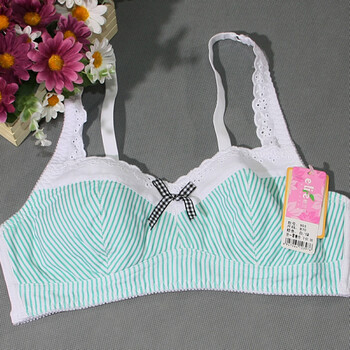 怡兰芬少女<em>文胸纹胸罩</em>学生内衣 无钢圈后背搭