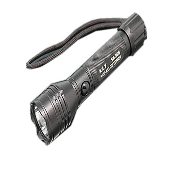 KLT快灵通 SA-368 LED铝合金 冲电式强光电筒 军工级 防水防雨 手感好