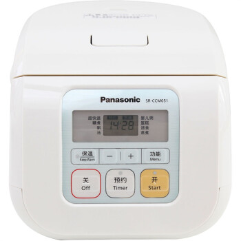 适合新生宝宝及单身人士：Panasonic 松下 SR-CCM051-B 电脑版电饭煲（1.5L、婴儿粥）