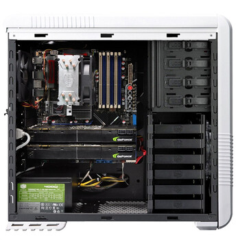 CoolerMaster 酷冷至尊 武尊神 CM690II 中塔机箱(白色版、USB3.0、背线)