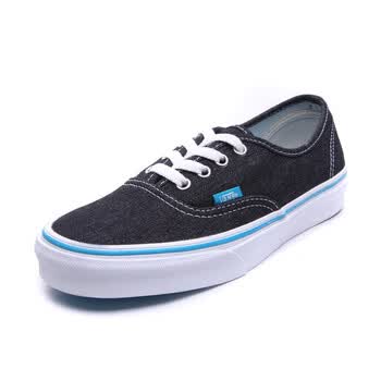 万斯VANS+女鞋板鞋运动鞋0NJV54E+黑+蓝38【图片价格