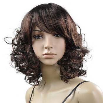 贝丽丝假发 中老年短发中短发女士假发短卷发