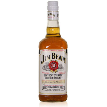 JIM BEAM 白占边波本 威士忌 礼盒装（750ml+50ml+50ml）