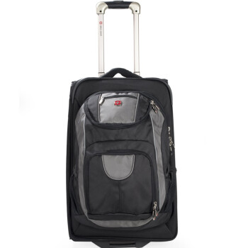 瑞士军刀威戈Wenger涤纶旅行套装 S906109056黑色(22寸拉杆箱+电脑背包）
