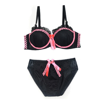 帕莉秀 雪纺内衣 蕾丝聚拢型<em>胸罩</em> 卡哇伊学生文