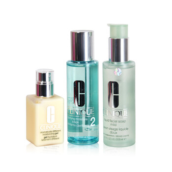 倩碧经典正装三部曲组合(洁面皂200ml+2号水