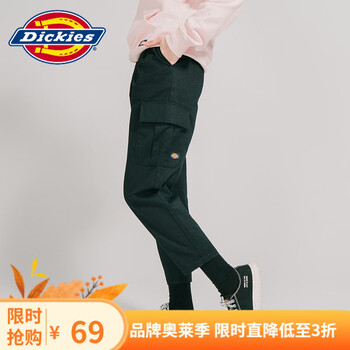 Dickies 帝客 休闲裤女 DK008126 黑色 026服饰鞋包类商品-全利兔-实时优惠快报