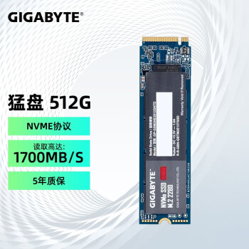 技嘉（GIGABYTE） SSD固态硬盘 M.2接口(NVMe协议)高速台式机电脑笔记本固态硬盘 [性价比] 猛盘 512G