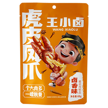 王小卤 虎皮凤爪休闲零食68g食品类商品-全利兔-实时优惠快报