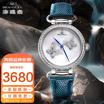 SEA-GULL 海鸥 艺术家系列 女士自动机械手表 719.15.8101L全利兔-实时优惠快报