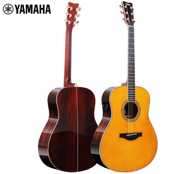 雅马哈（YAMAHA）全单吉他LLTA系列ARE电箱加振款民谣吉他木吉他 LLTAVT【41英寸复古色】