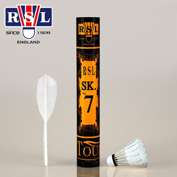 亚狮龙羽毛球_RSL 亚狮龙 77速 SK7号 羽毛球 12只装 SK.NO.7