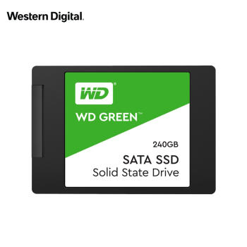 西部数据（WD）240GB SSD固态硬盘 SATA3.0接口 Green系列-SSD日常家用普及版｜三年质保