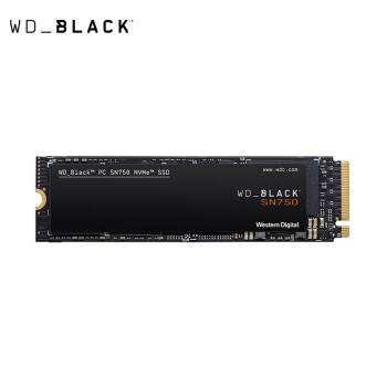 西部数据（Western Digital）500GB SSD固态硬盘 M.2接口(NVMe协议)WD_BLACK SN750游戏高性能版五年质保