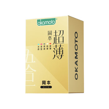 OKAMOTO 冈本 鎏金礼盒 22片医疗保健类商品-全利兔-实时优惠快报