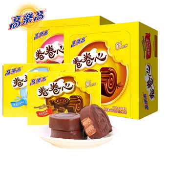 高乐高卷卷心蛋糕草莓味600g【约24枚】食品类商品-全利兔-实时优惠快报