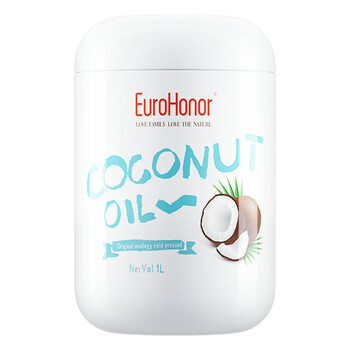 HONORV 欧诺 EuroHonor）初榨椰子油冷压榨食用油 可炒菜烘培 1L食品类商品-全利兔-实时优惠快报